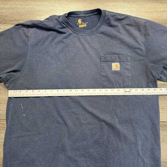 Carhartt Shirt Mens XL Short Sleeve Crew Neck Lightweight Original Fit Pocket - Picture 7 of 8